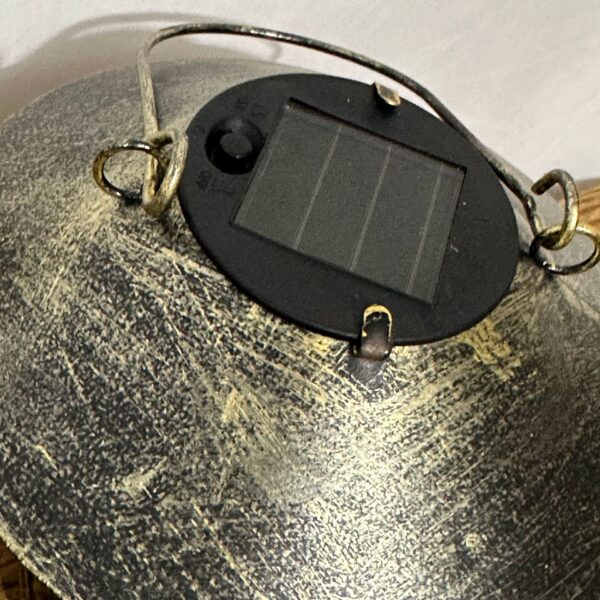 Solar powered decorative pendant