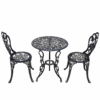 Outdoor leisure table and chair three piece set