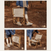 Outdoor camping tables and chairs