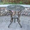 Outdoor leisure table and chair three piece set