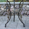 Outdoor leisure table and chair three piece set