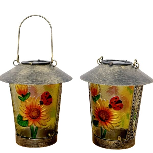 Solar powered decorative pendant