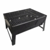 Outdoor folding barbecue grill