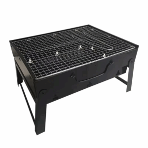 Outdoor folding barbecue grill