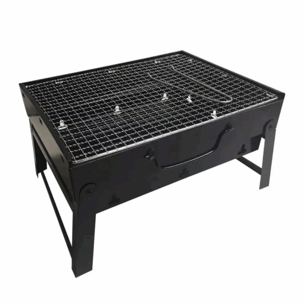 Outdoor folding barbecue grill