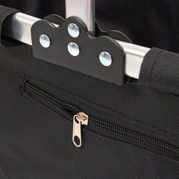 Folding storage basket