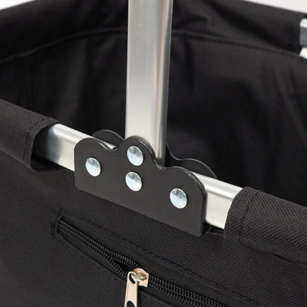 Folding storage basket